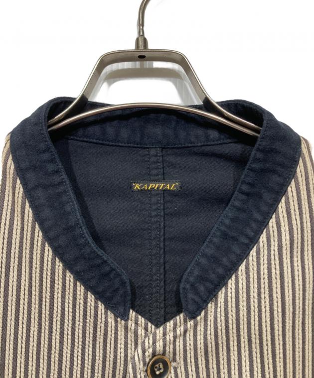 中古・古着通販】KAPITAL (キャピタル) ストライプワークジャケット