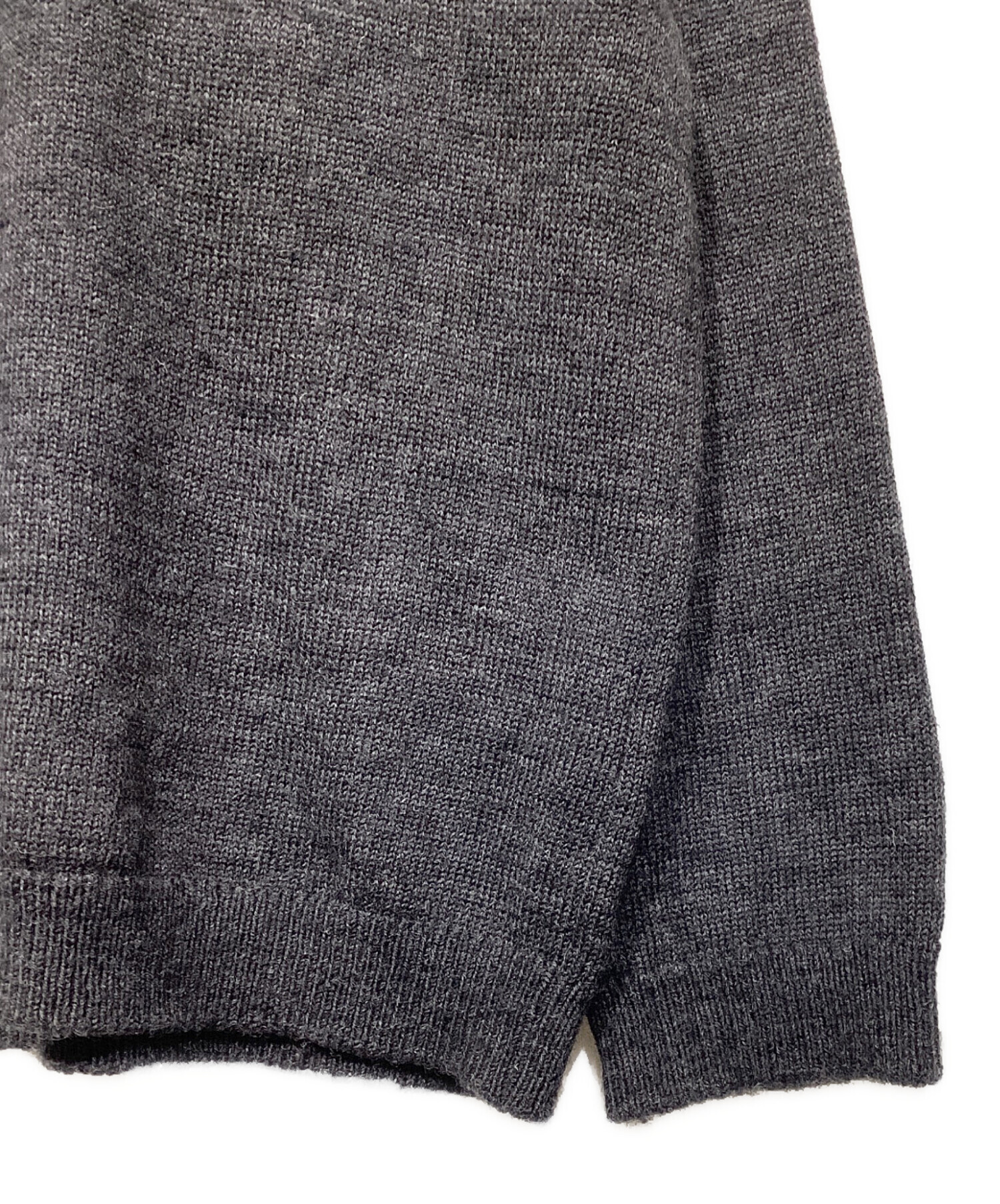 中古・古着通販】Blanc YM (ブランワイエム) Wool Knit skipper Shirt