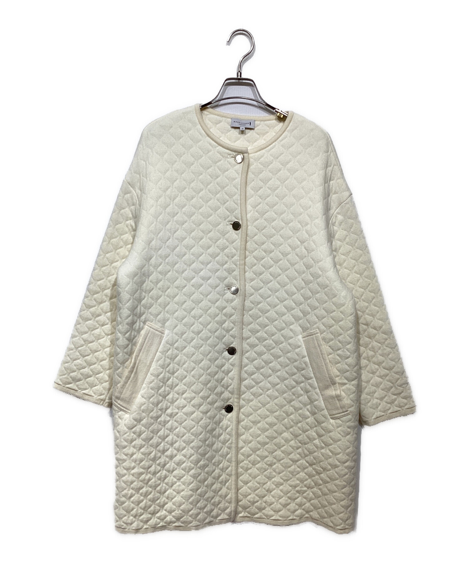 中古・古着通販】MACKINTOSH (マッキントッシュ) ウール混ノーカラー