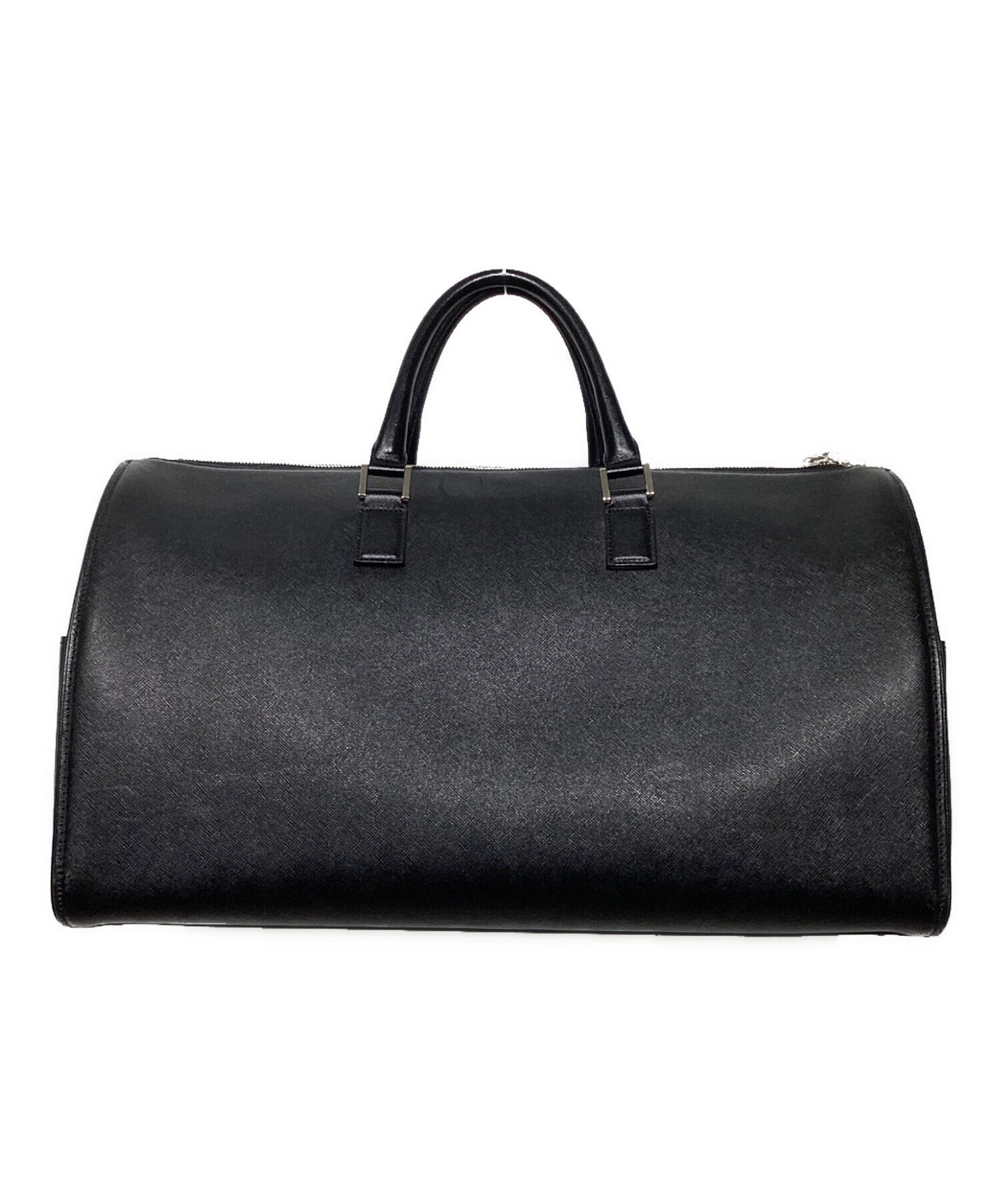 美品　BURBERRY BLACK LABEL ボストンバッグ　デカロゴ 美品 BURBERRY BLACK LABEL ボストンバッグ デカロゴ ロゴ刻印ミニ