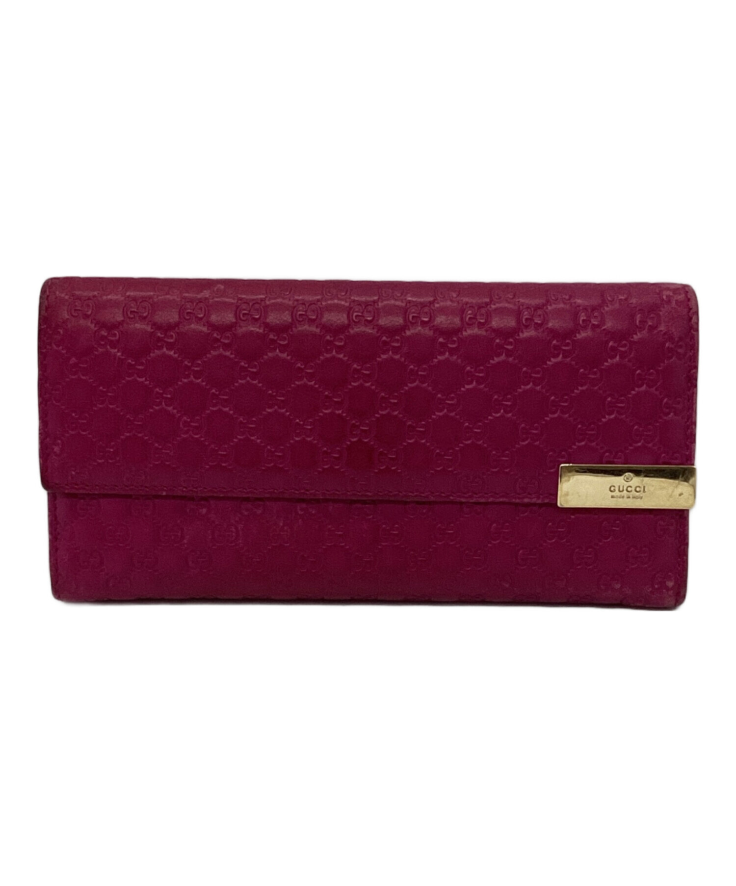 中古・古着通販】GUCCI (グッチ) マイクログッチシマ 長財布291099