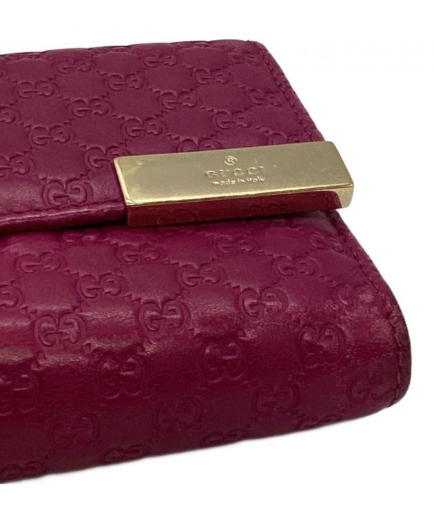 中古・古着通販】GUCCI (グッチ) マイクログッチシマ 長財布291099