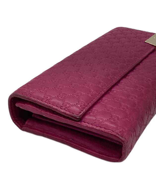 中古・古着通販】GUCCI (グッチ) マイクログッチシマ 長財布291099