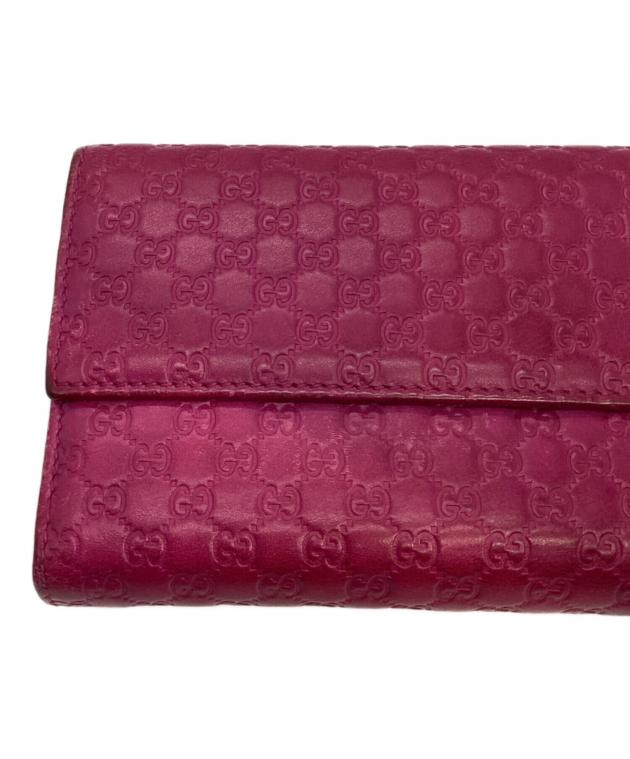 中古・古着通販】GUCCI (グッチ) マイクログッチシマ 長財布291099