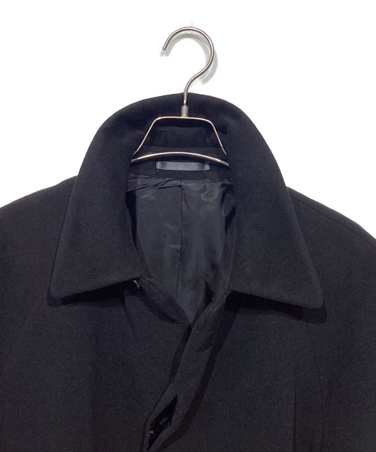 中古・古着通販】PAUL SMITH (ポールスミス) アンゴラ比翼コート