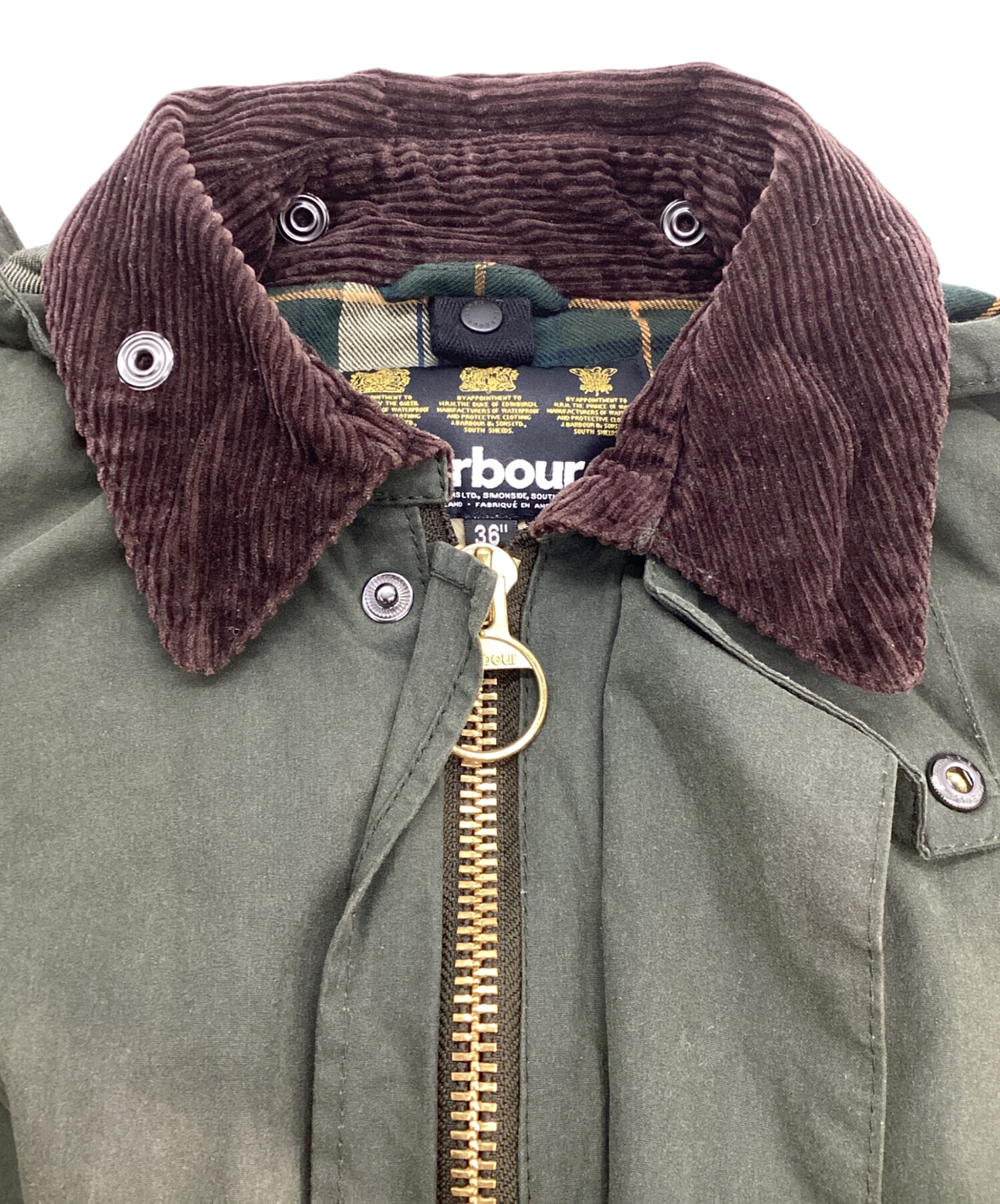 中古・古着通販】Barbour (バブアー) SL BORDER オイルドコート