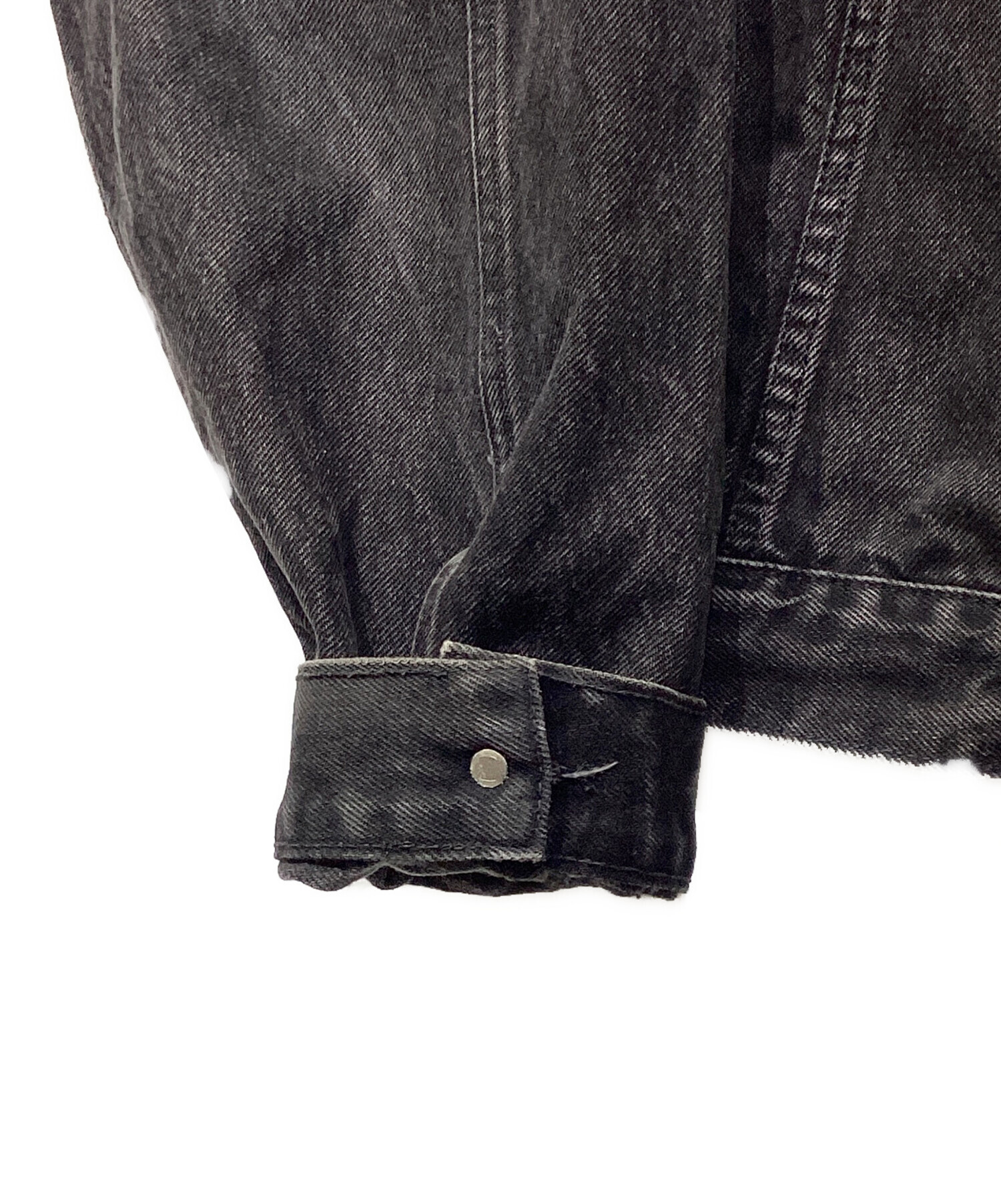 中古・古着通販】LEVI'S (リーバイス) 後染めブラックデニムジャケット