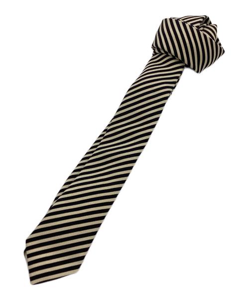 中古・古着通販】CELINE (セリーヌ) ナロータイ ホワイト×ブラック