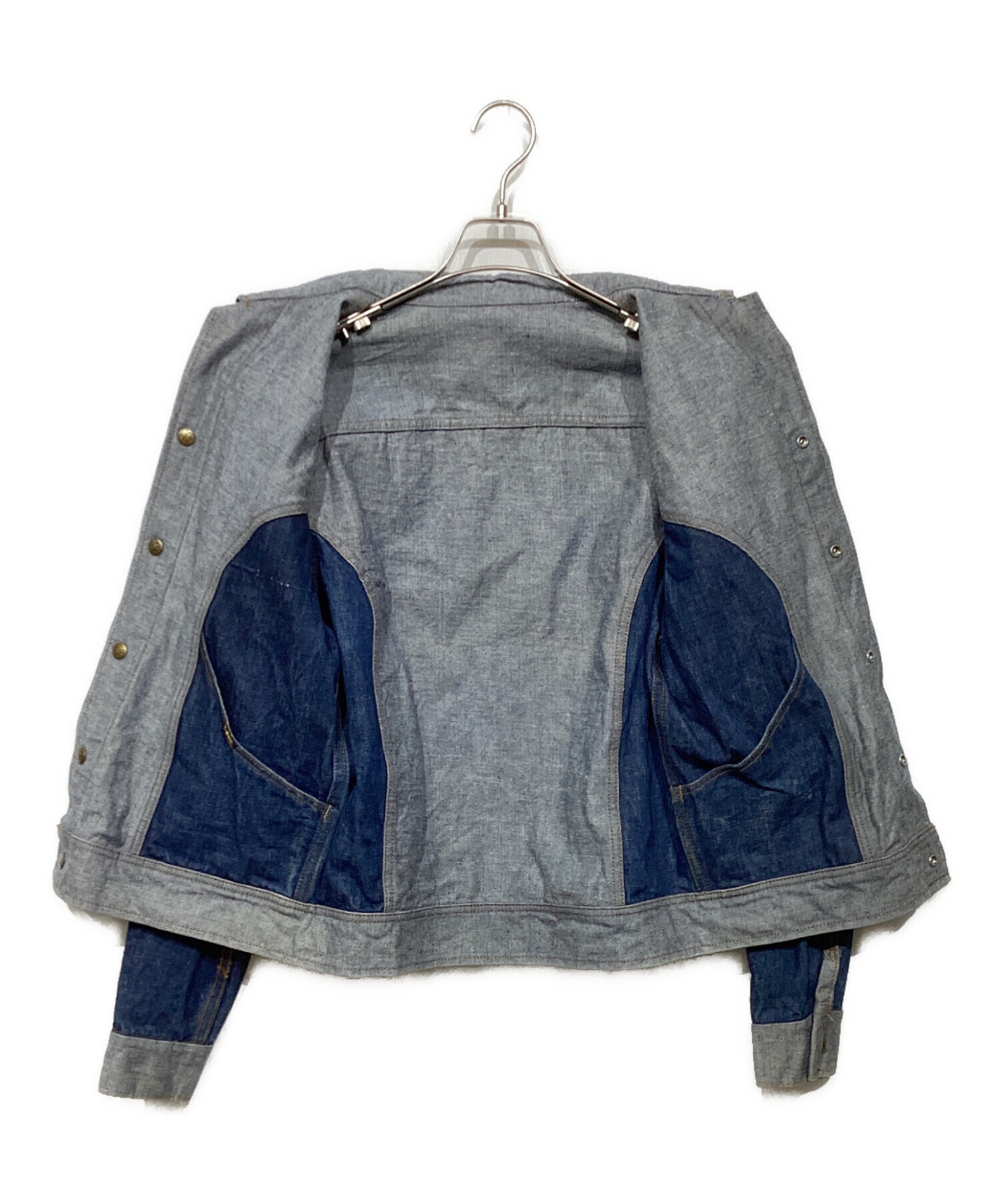中古・古着通販】LEE (リー) リバーシブルデニムジャケット ネイビー