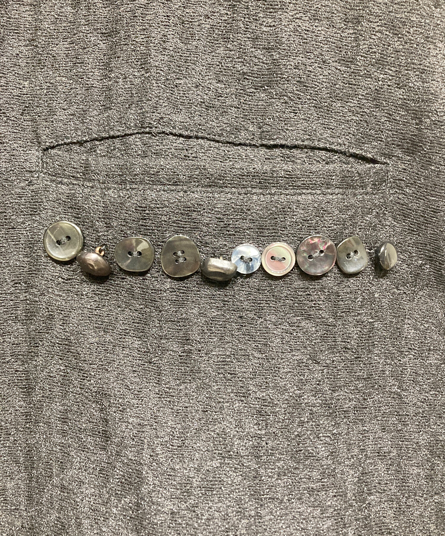 中古・古着通販】Eaphi (エフィ) RANDOM BUTTON SHEER JACKET 83002