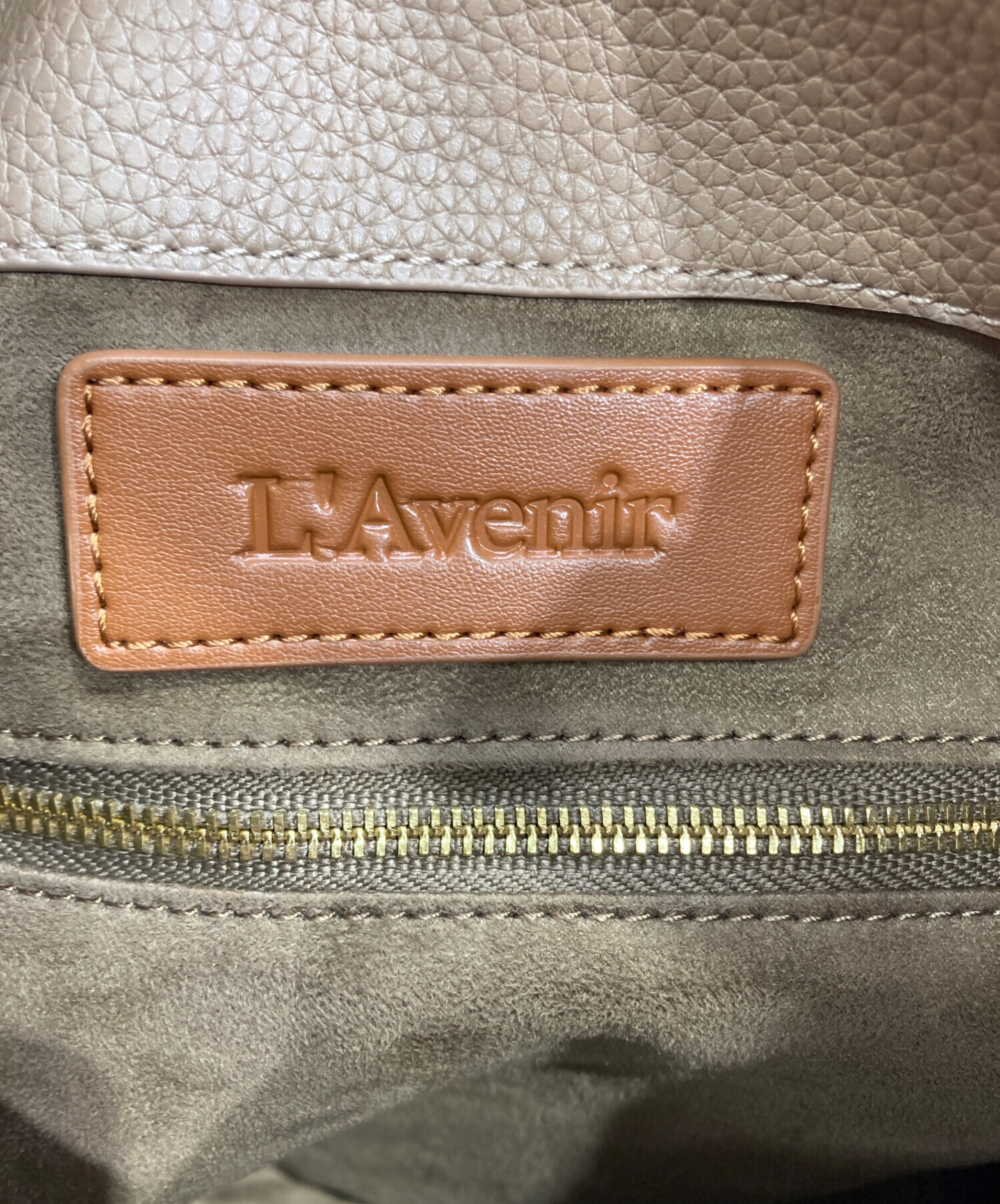 L’Avenir ラヴェニール トートバッグ レディース 【古着】【中古】 中古・古着通販】L'Avenir (ラヴェニール) Val ハンドバッグ ベージュ