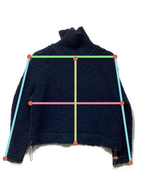 中古・古着通販】NKNIT (ンニット) 2way high neck KNIT 24AW-N012 