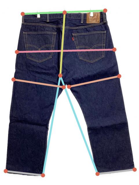美品Levi's PREMIUM 501 ペイントデニムW40 中古・古着通販】LEVI'S PReMIUM (リーバイス プレミアム) 501デニム