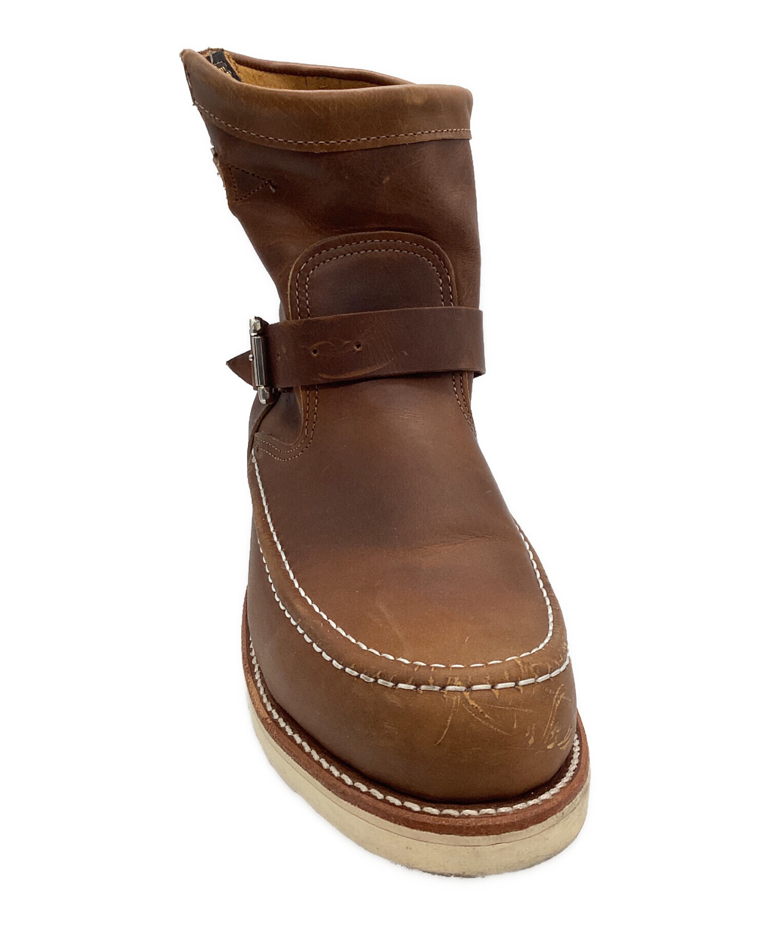 Chippewa エンジニアブーツ ブラウン8E ブラウンレザーエンジニアブーツ Chippewa エンジニアブーツ ブラウン レザー Chippewa エンジニア