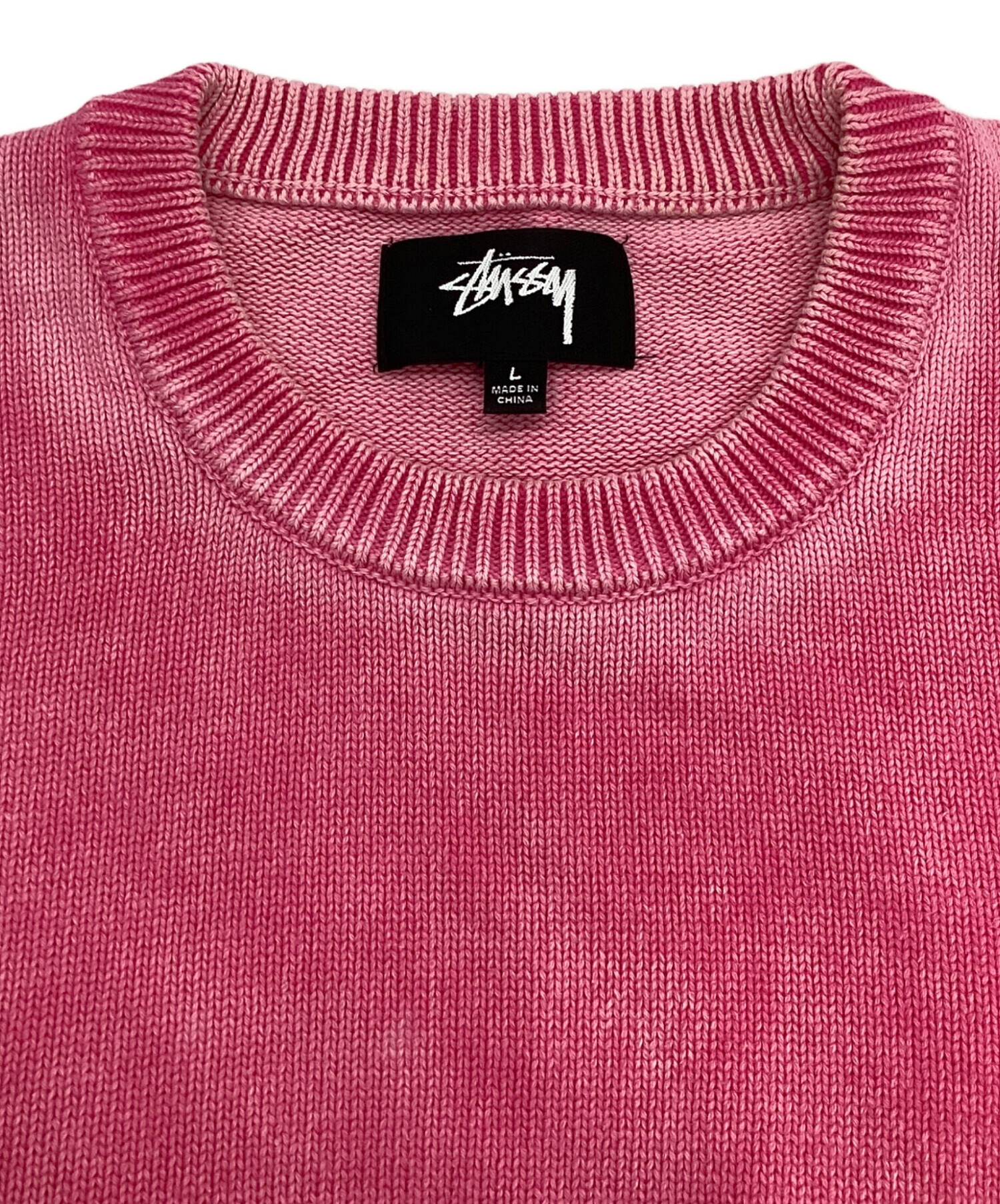中古・古着通販】stussy (ステューシー) Faded Cotton Knit Crew