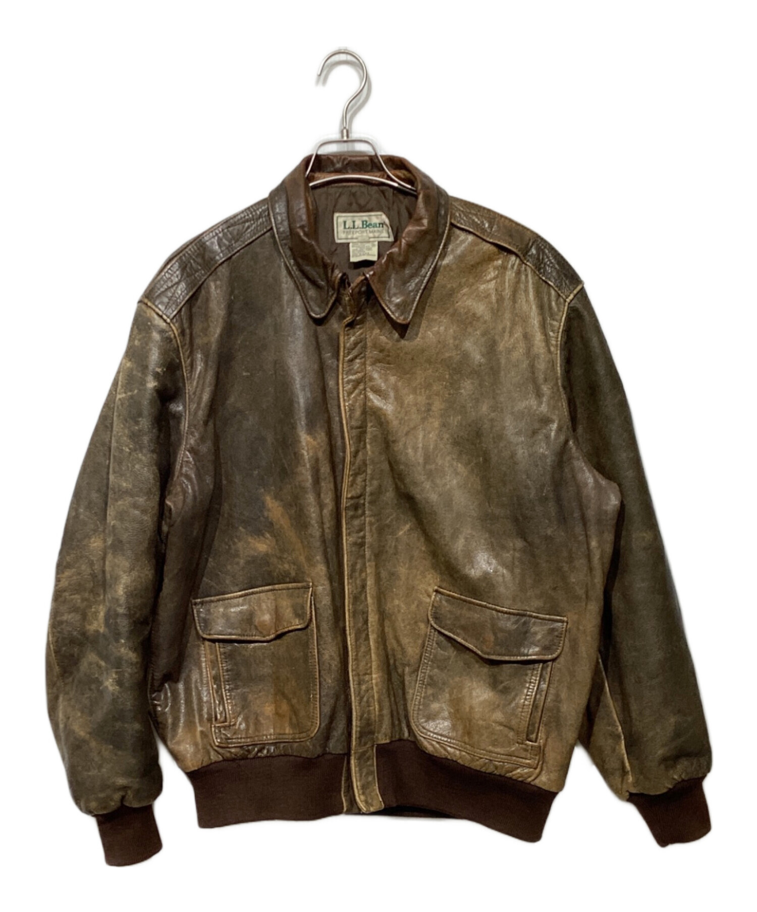 中古・古着通販】L.L.Bean (エルエルビーン) 70-80s A-2レザー