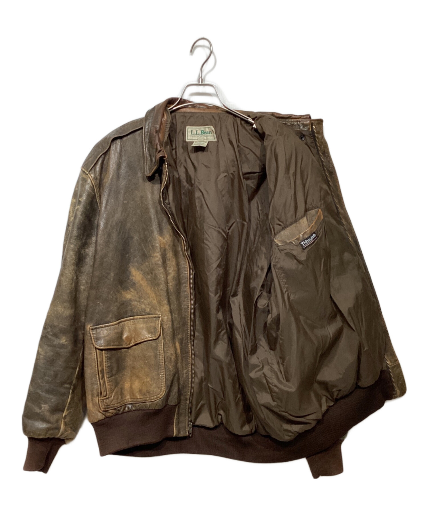 中古・古着通販】L.L.Bean (エルエルビーン) 70-80s A-2レザー