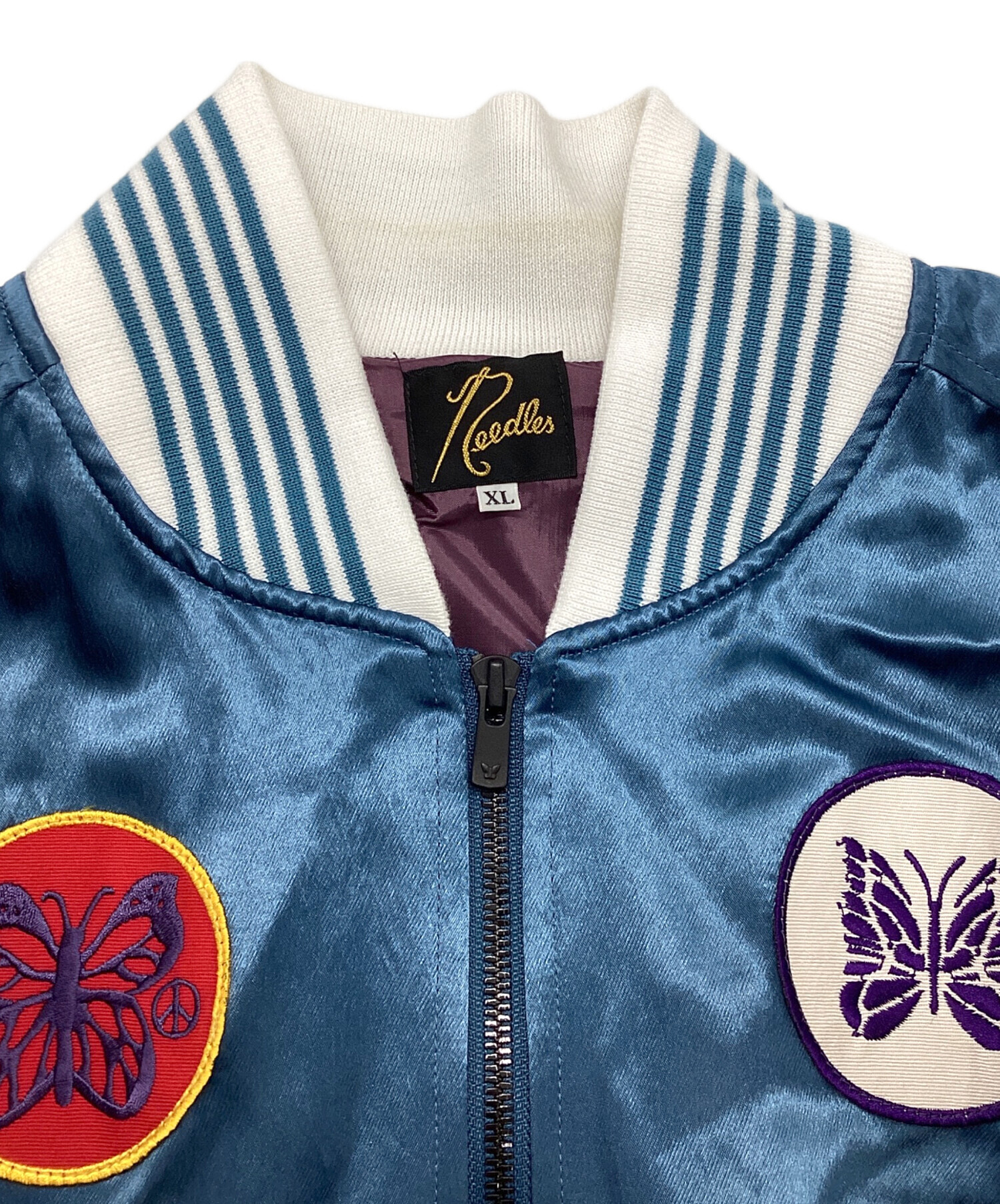 中古・古着通販】Needles (ニードルズ) AWARD JACKET ブルー サイズ:XL