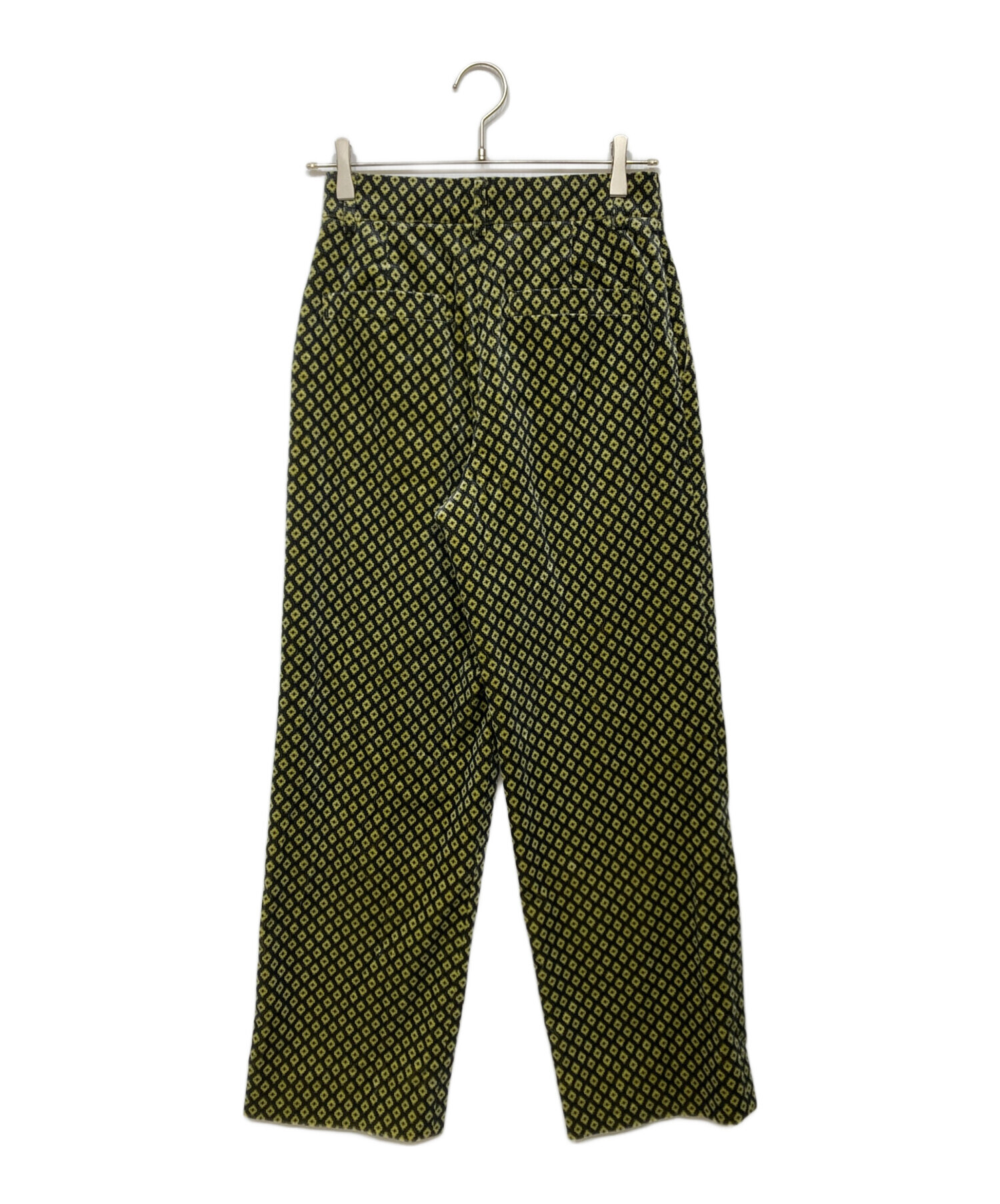 中古・古着通販】CABAN (キャバン) ジオメトリックベルベット 2タック