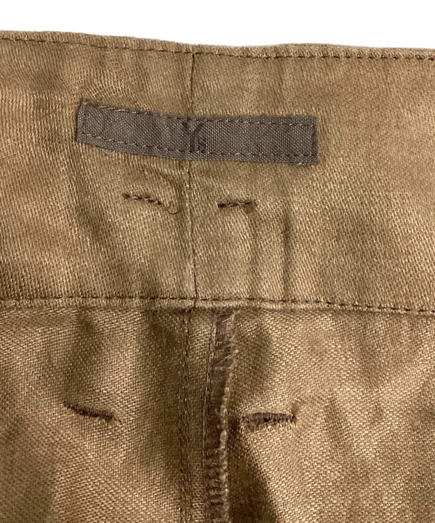 中古・古着通販】Y's (ワイズ) 80s リネンサルエルパンツ ブラウン