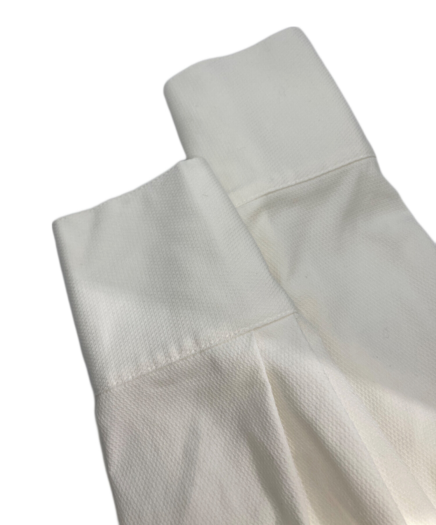 専用　新品　モラビトプルミエ　ホワイトペプラムブラウス　　 38 中古・古着通販】M-PREMIER (エムプルミエ) パールボタンバンドカラー