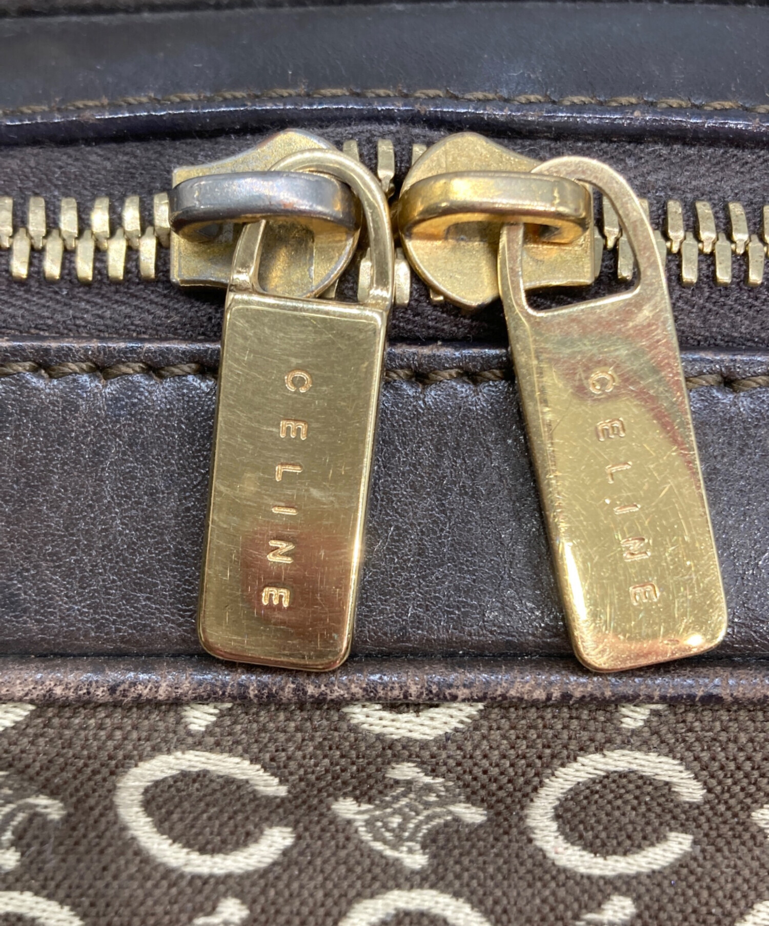中古・古着通販】CELINE (セリーヌ) Cマカダム柄ミニボストンバッグ