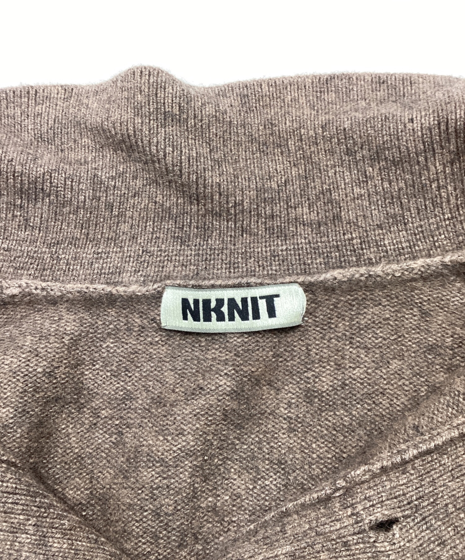 中古・古着通販】NKNIT (エヌニット) raccoon mix skipper KNIT 24AW
