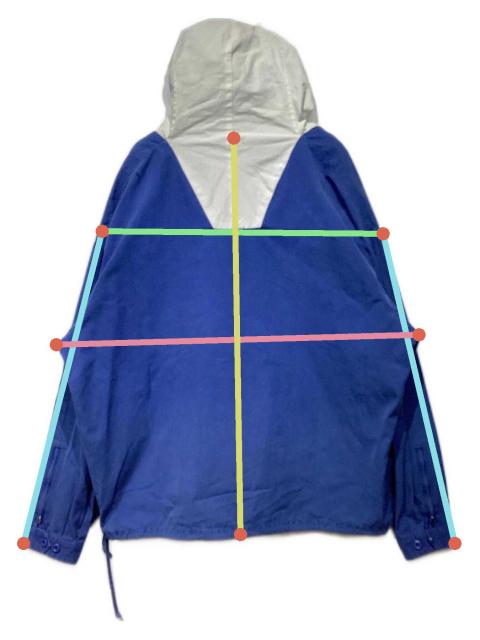 中古・古着通販】J.CREW (ジェイクルー) 2トーンアノラックパーカー 中古・古着通販】J.CREW (ジェイクルー) 2トーンアノラックパーカー