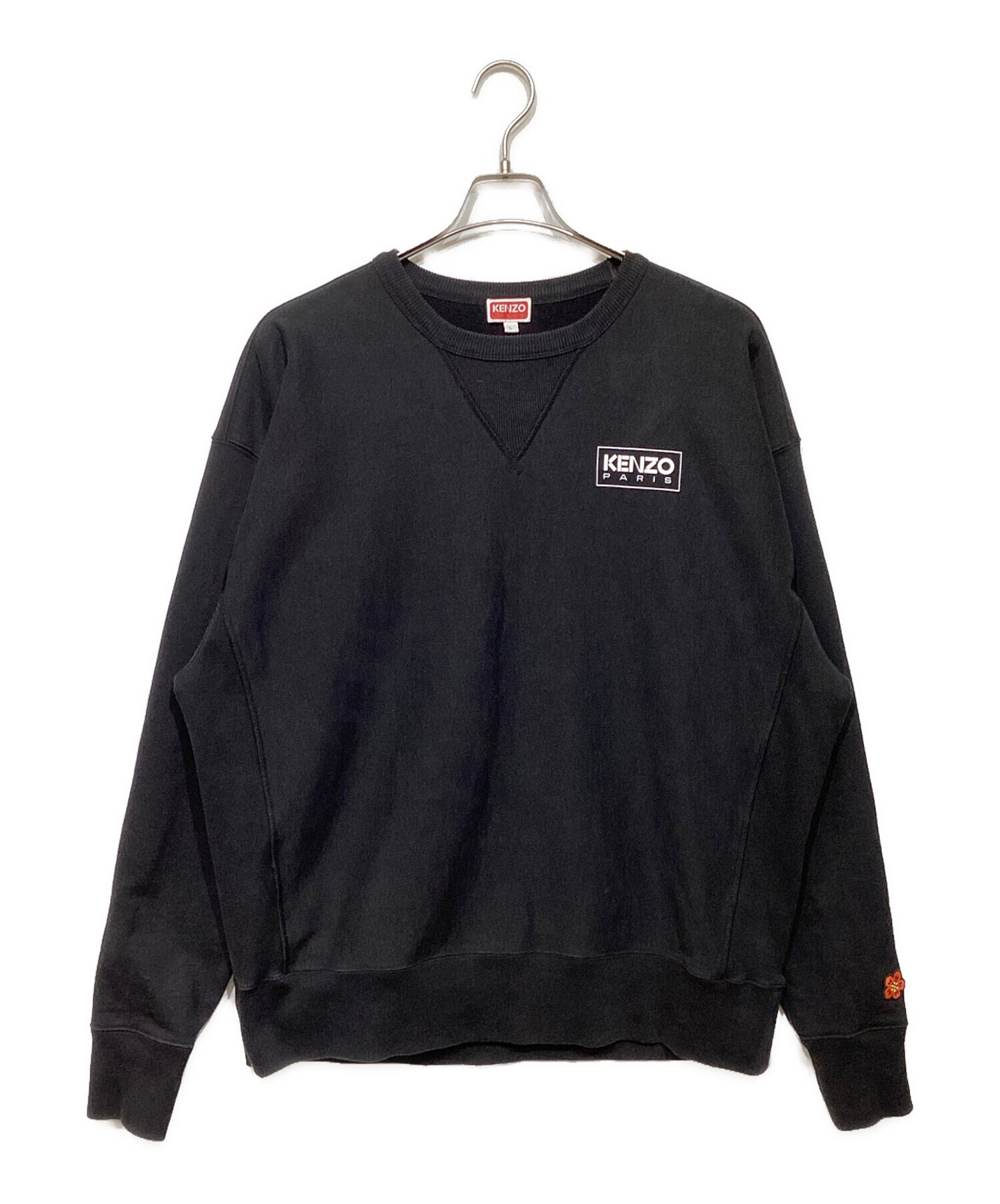 中古・古着通販】KENZO (ケンゾー) スウェット ブラック サイズ:L