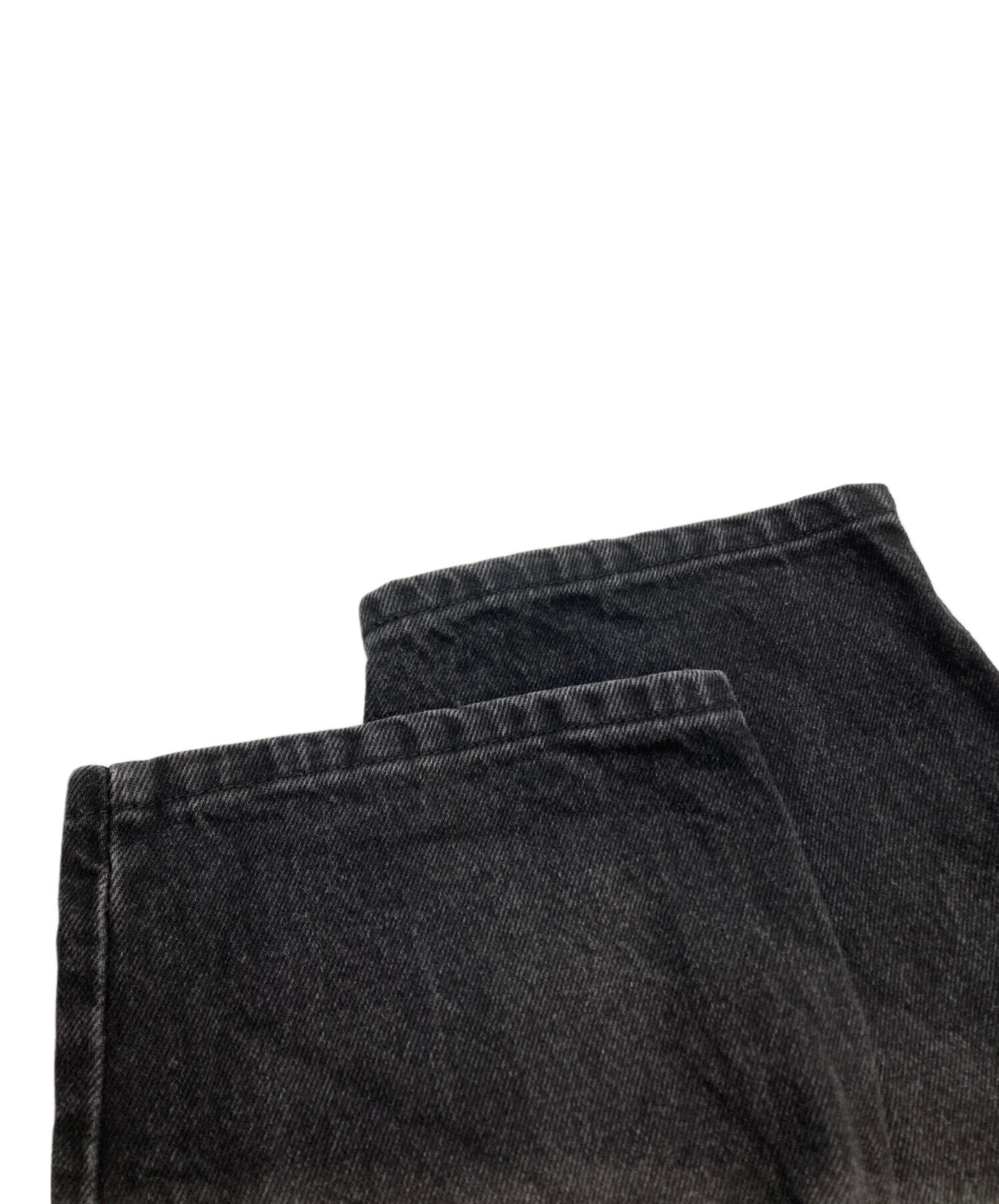 中古・古着通販】LEE (リー) 後染めブラックデニムパンツ ブラック 
