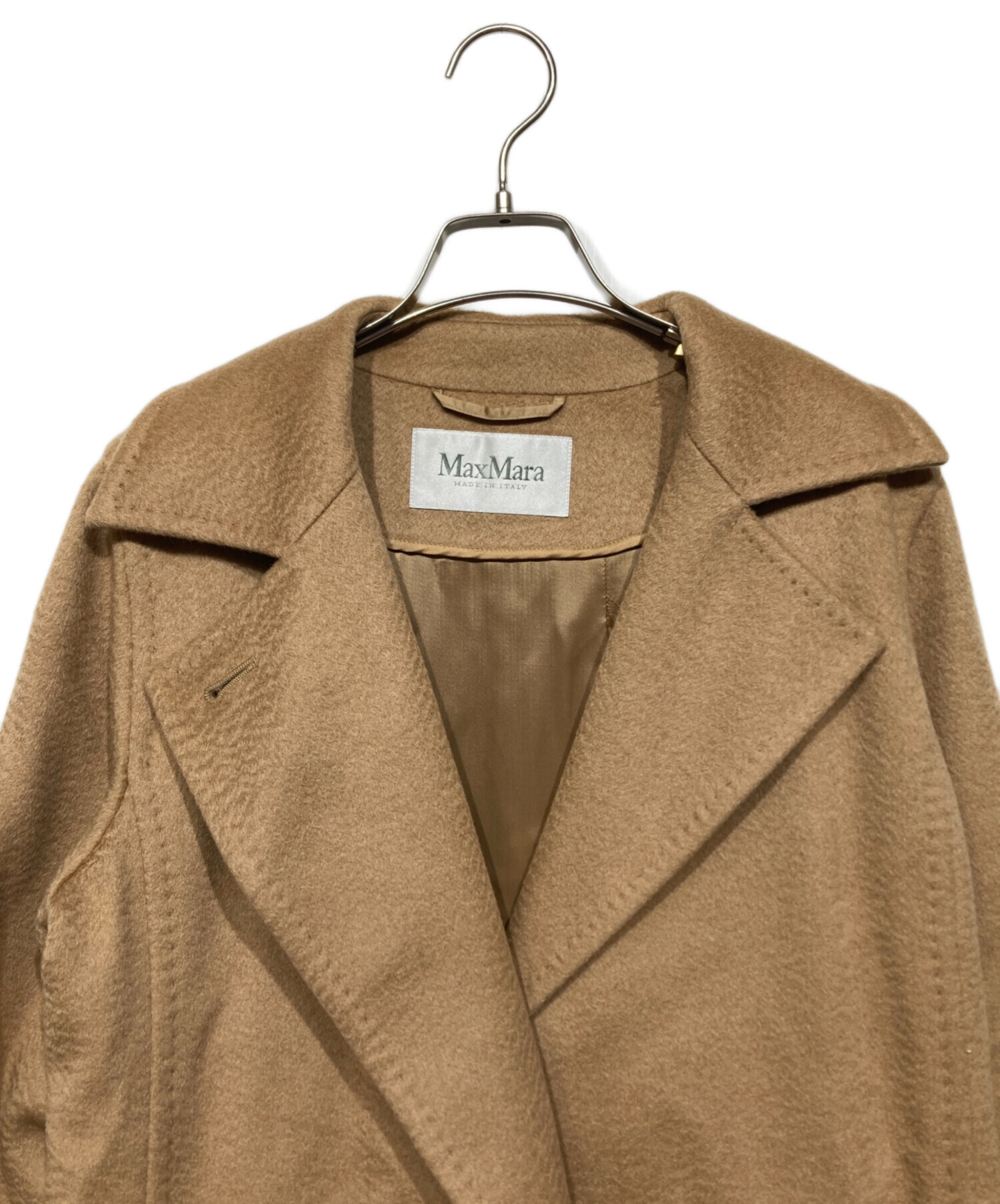 中古・古着通販】MaxMara (マックスマーラ) キャメル ベルテッドラップ