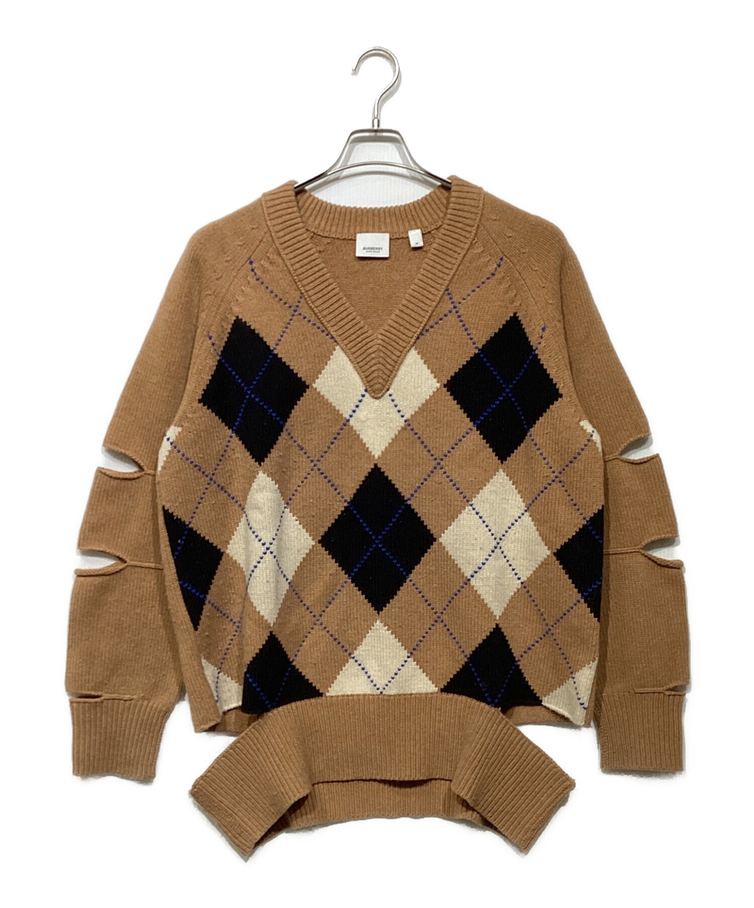 中古・古着通販】BURBERRY (バーバリー) アーガイル カットアウト