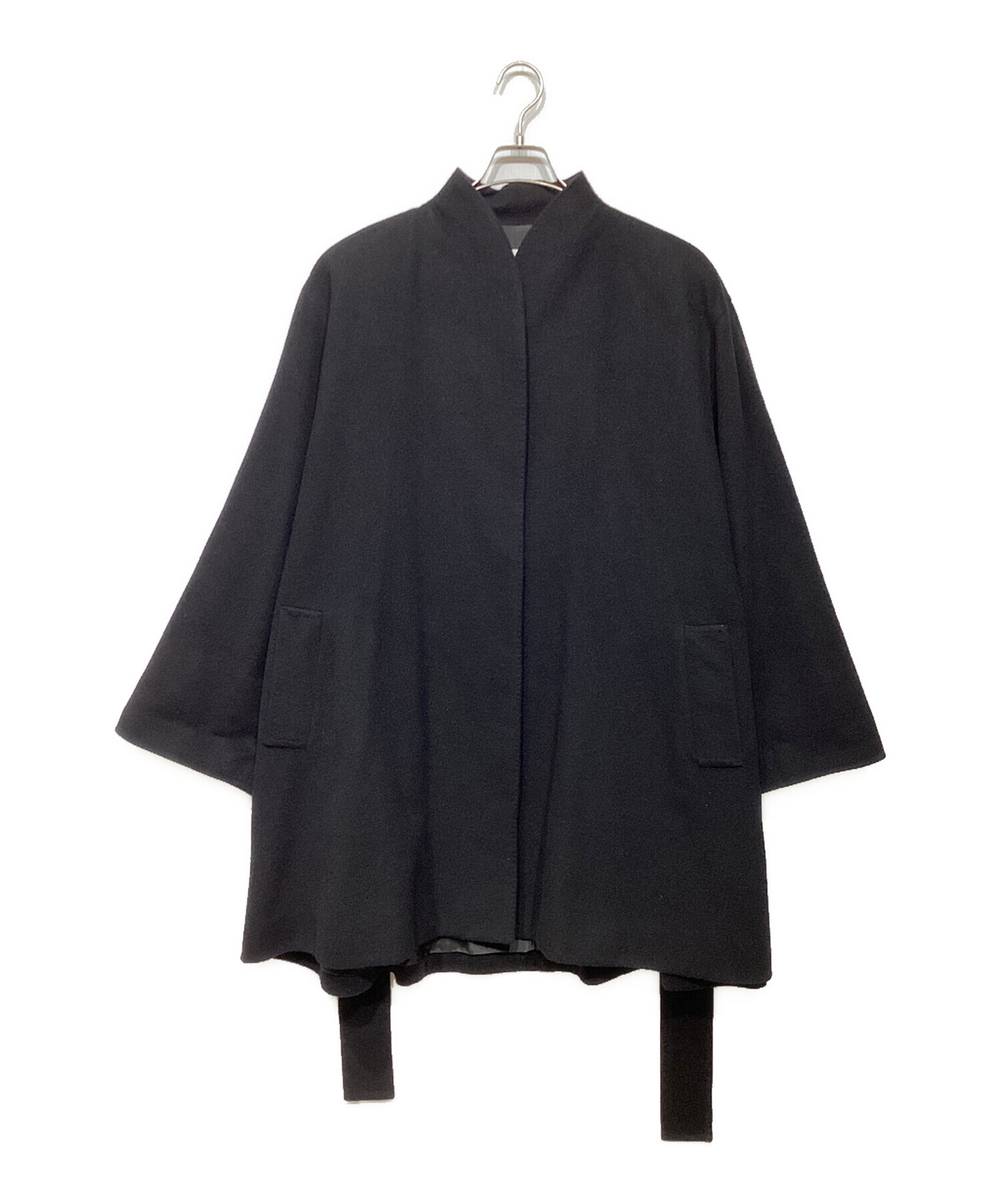 最終価格、クリスチャンディオール　ノーカラージャケット　￼L 黒 未使用に近い 中古・古着通販】Christian Dior (クリスチャン ディオール) Aライン