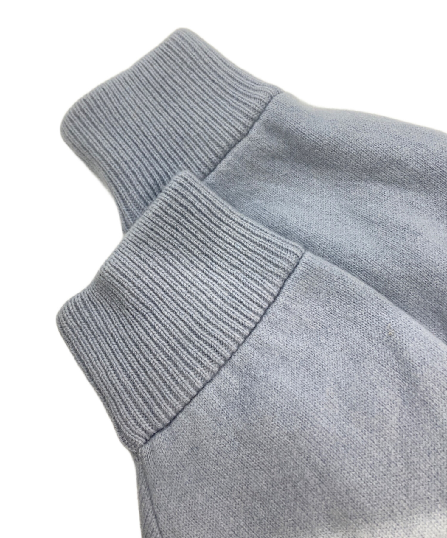 中古・古着通販】COACH (コーチ) ロゴクロップドニット ブルー サイズ