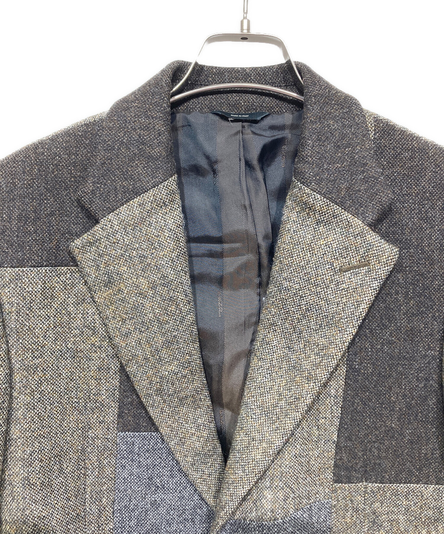 中古・古着通販】FENDI (フェンディ) パッチワークツイードジャケット