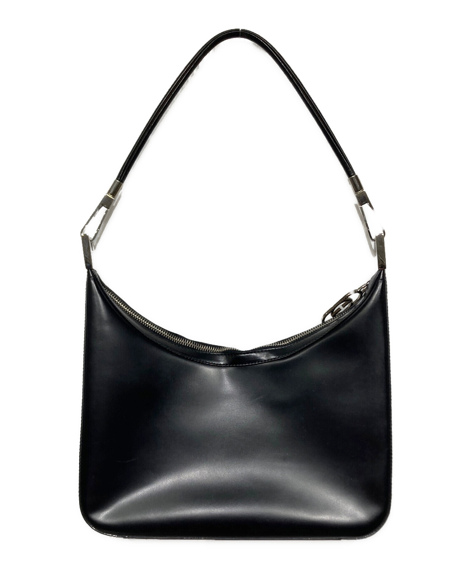 中古・古着通販】GUCCI (グッチ) ワンショルダーバッグ ブラック 