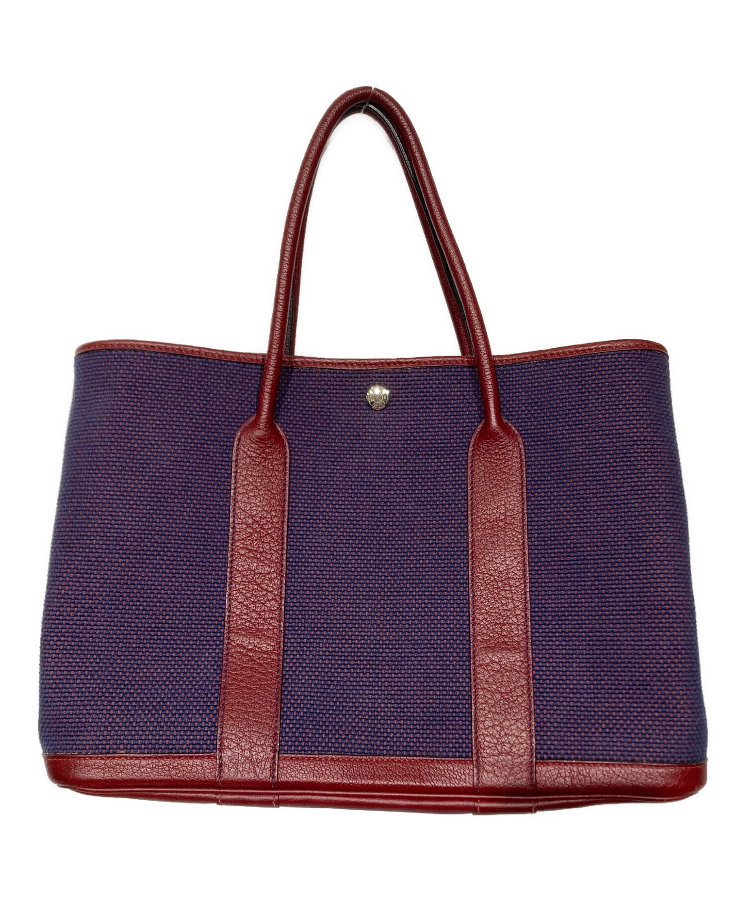 中古・古着通販】HERMES (エルメス) ガーデンパーティPM ネイビー