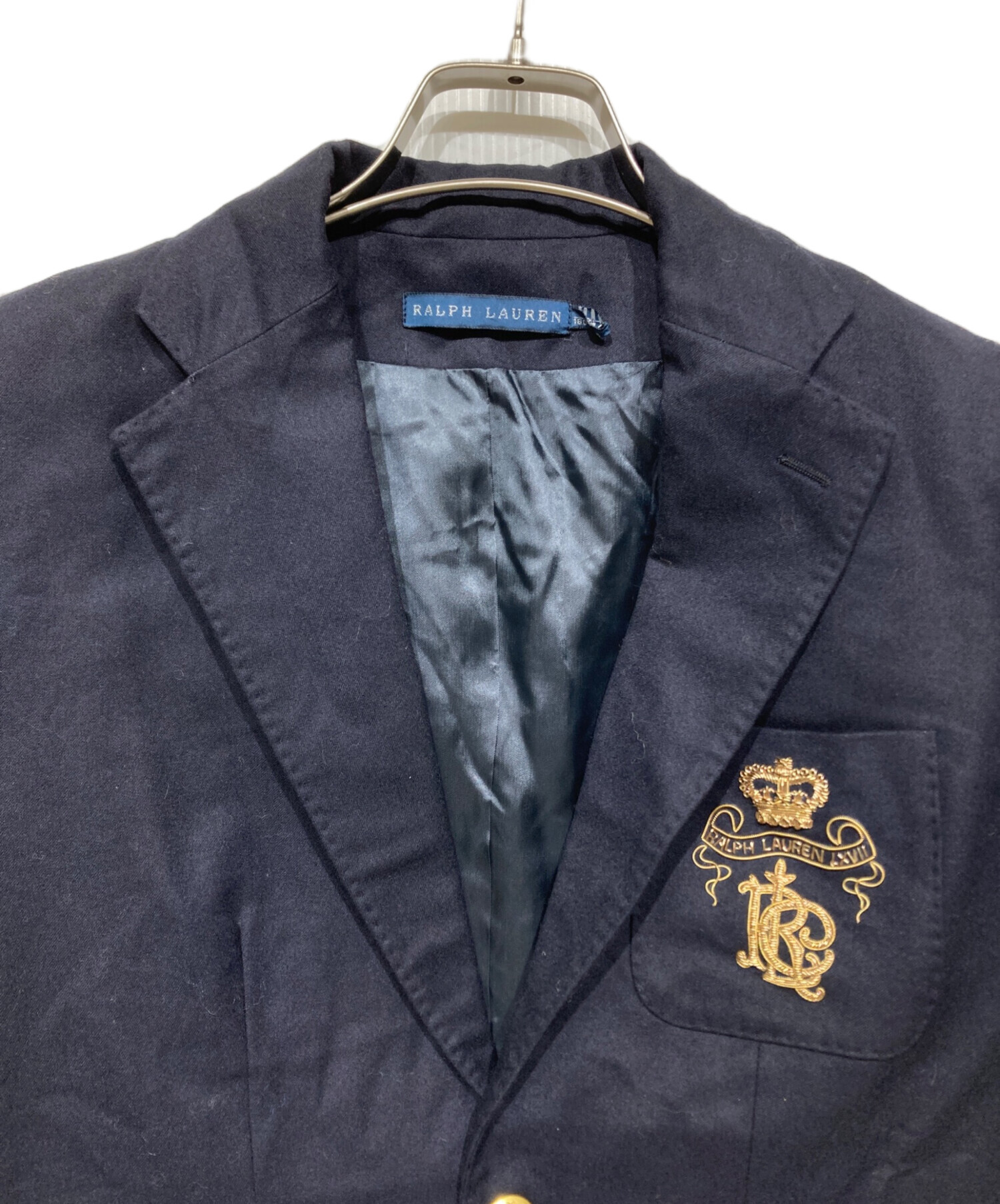 中古・古着通販】RALPH LAUREN (ラルフローレン) 金釦紺ブレザー