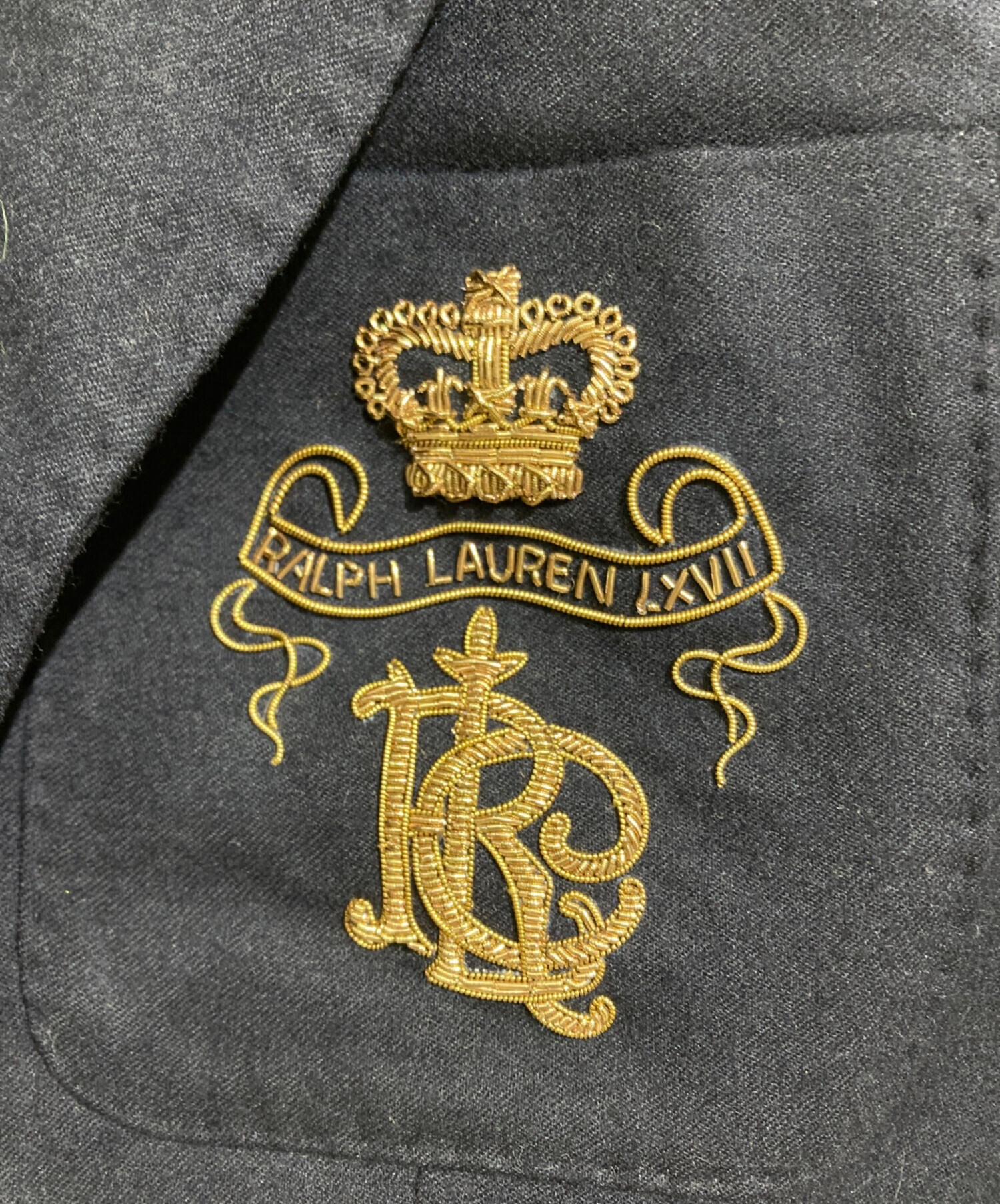中古・古着通販】RALPH LAUREN (ラルフローレン) 金釦紺ブレザー