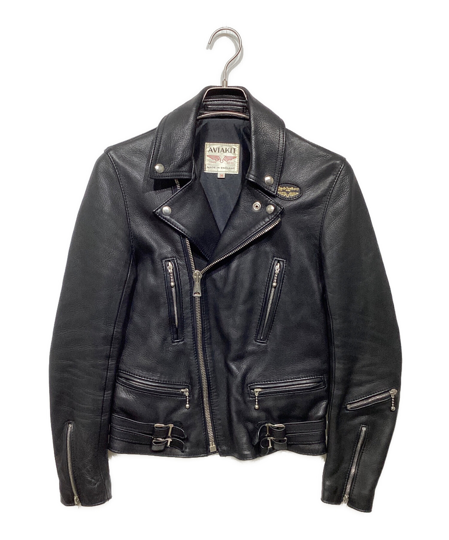 最終値下36 Lewis Leathers REAL McCOY'S 鹿革 中古・古着通販】Lewis Leathers (ルイスレザース) THE REAL McCOY'S