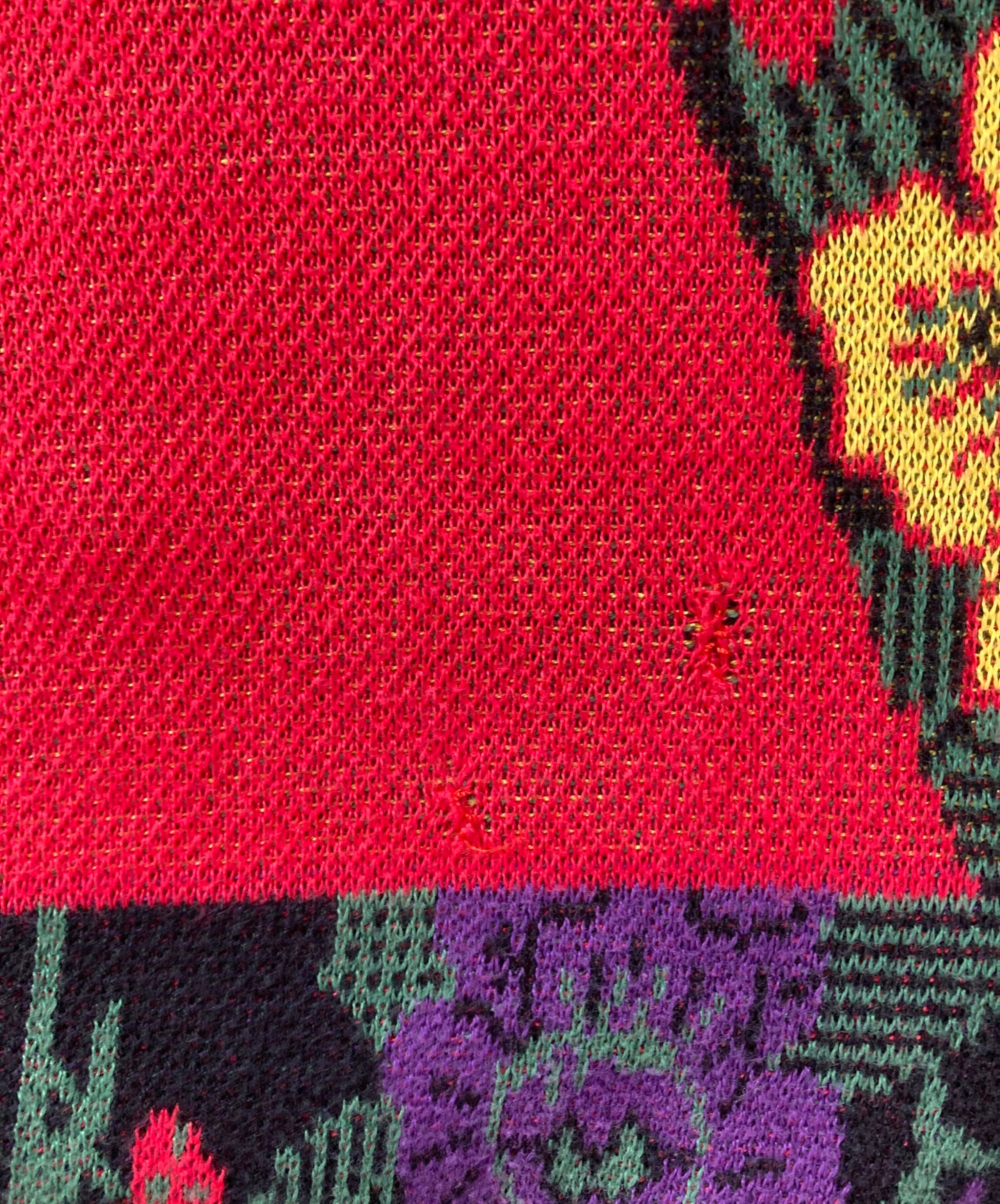 中古・古着通販】KENZO (ケンゾー) 花柄ニットワンピース ブラック