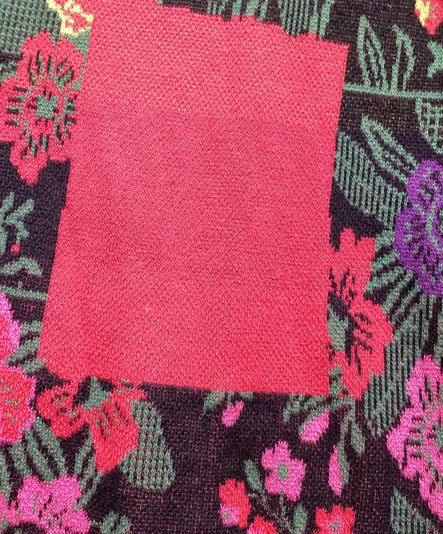 中古・古着通販】KENZO (ケンゾー) 花柄ニットワンピース ブラック