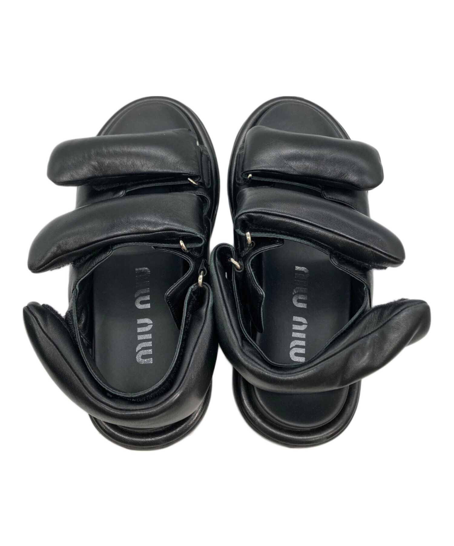 中古・古着通販】MIU MIU (ミュウミュウ) 5X694D パデット レザー