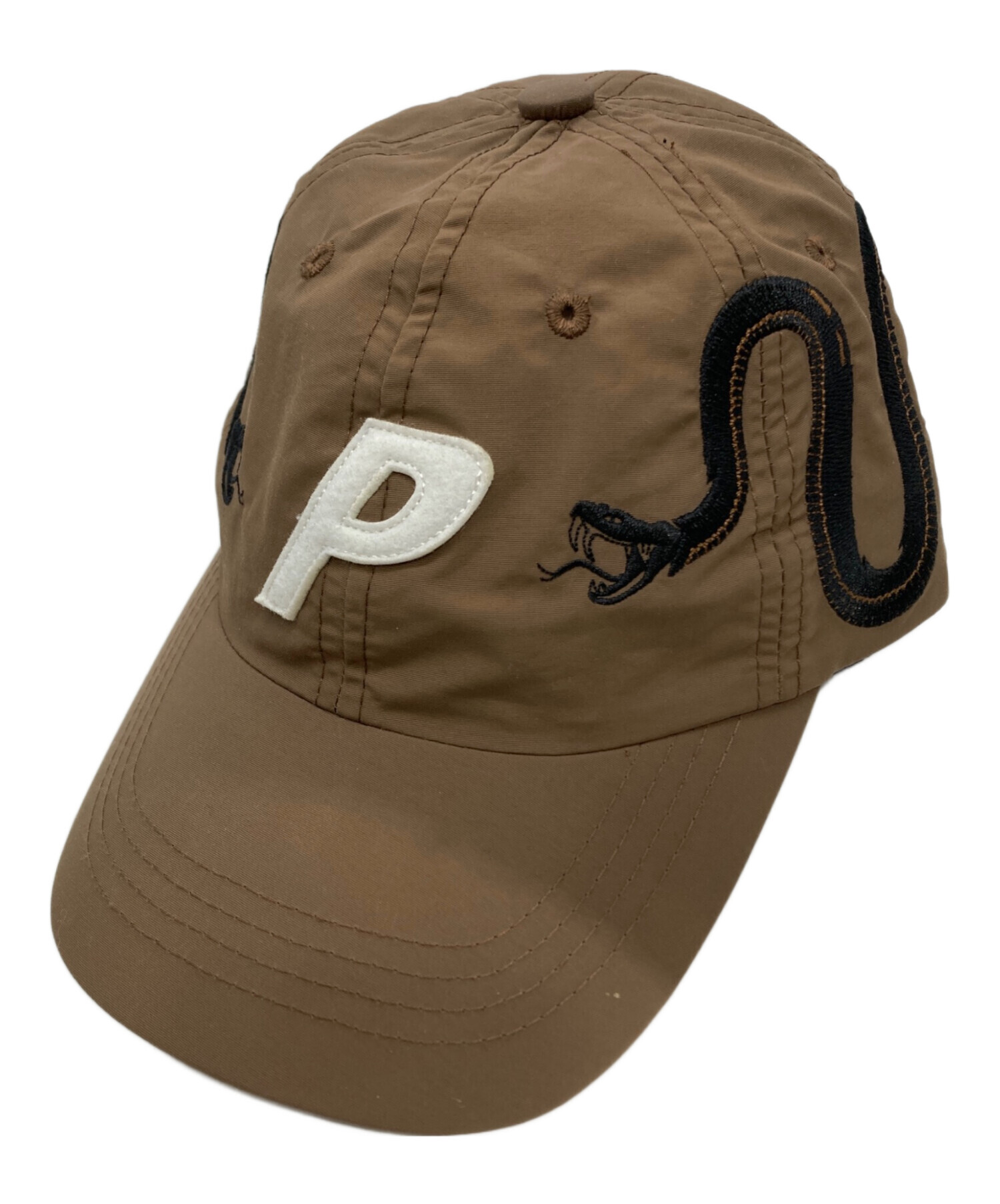 中古・古着通販】PALACE (パレス) SNAKE P 6-panel Cap ブラウン