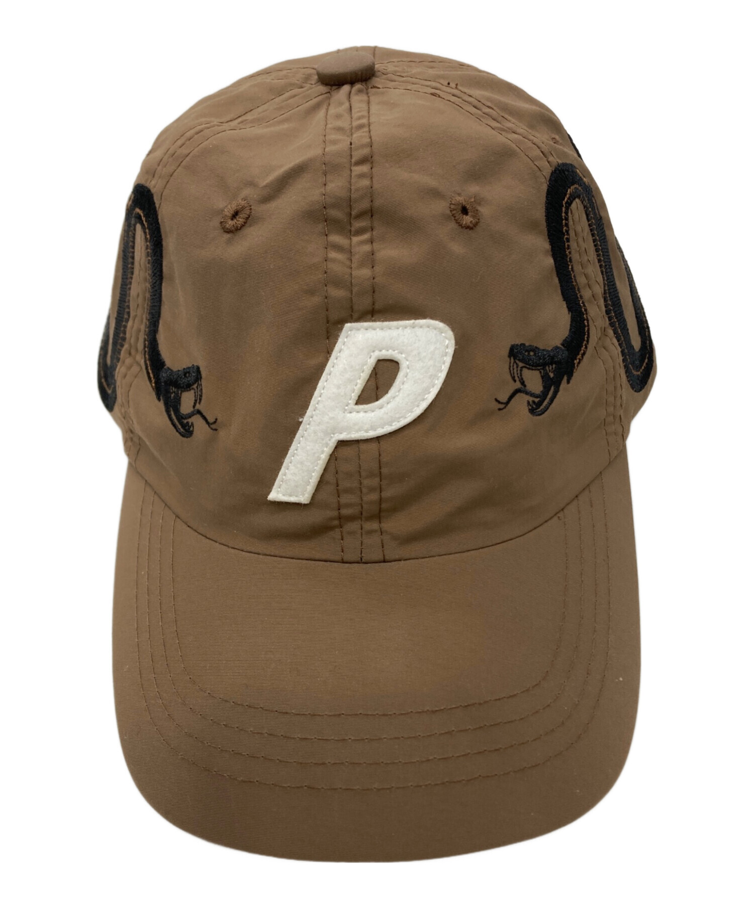 中古・古着通販】PALACE (パレス) SNAKE P 6-panel Cap ブラウン