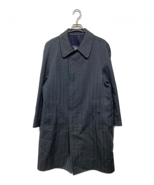 50s BURBERRYS ステンカラーコート 肉厚ヘリンボーン Burberrys(バーバリーズ) 90's ヘリンボーンウールステンカラーコート