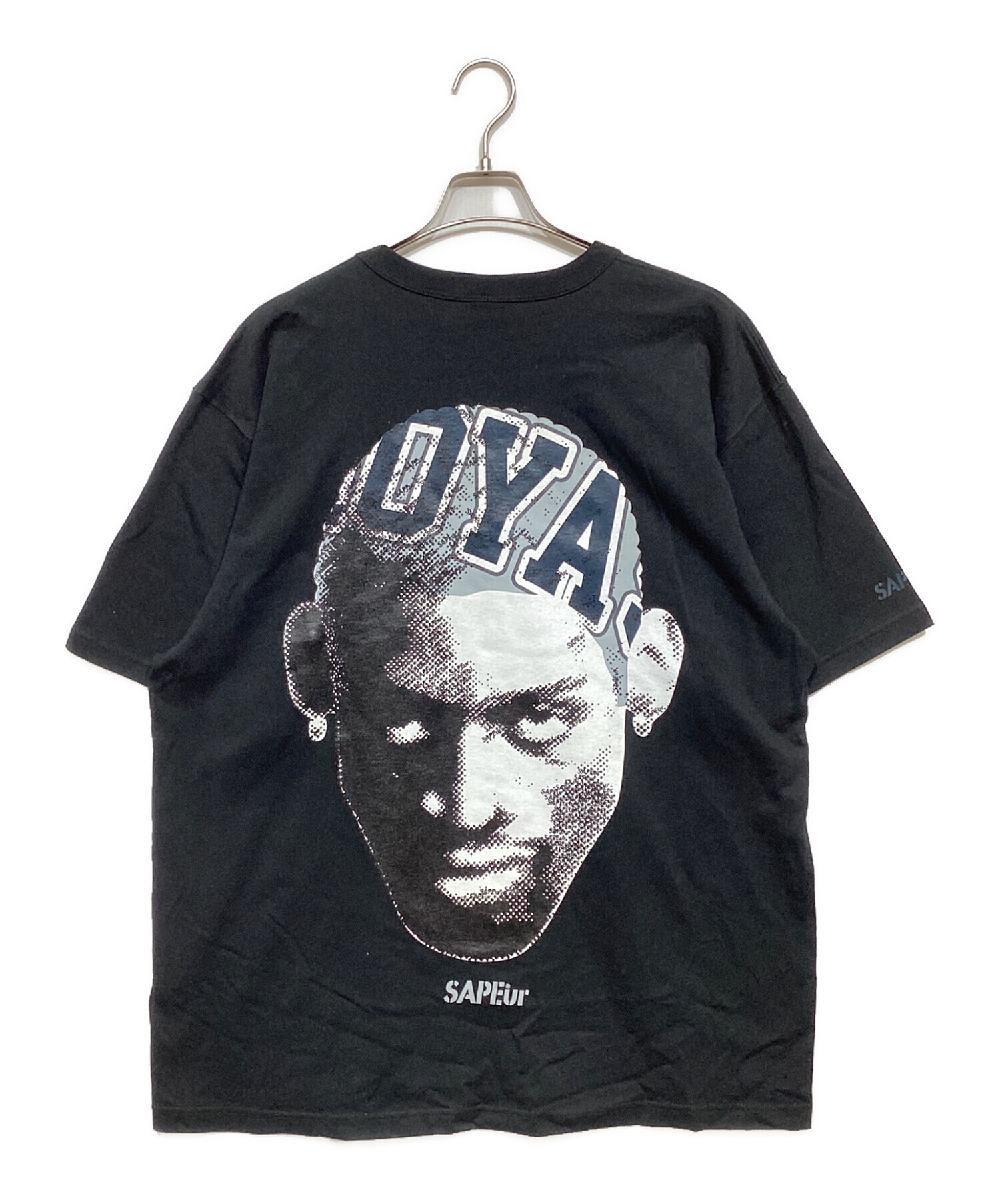 中古・古着通販】SAPEur (サプール) GEORGETOWN HEAD S/S TEE ブラック