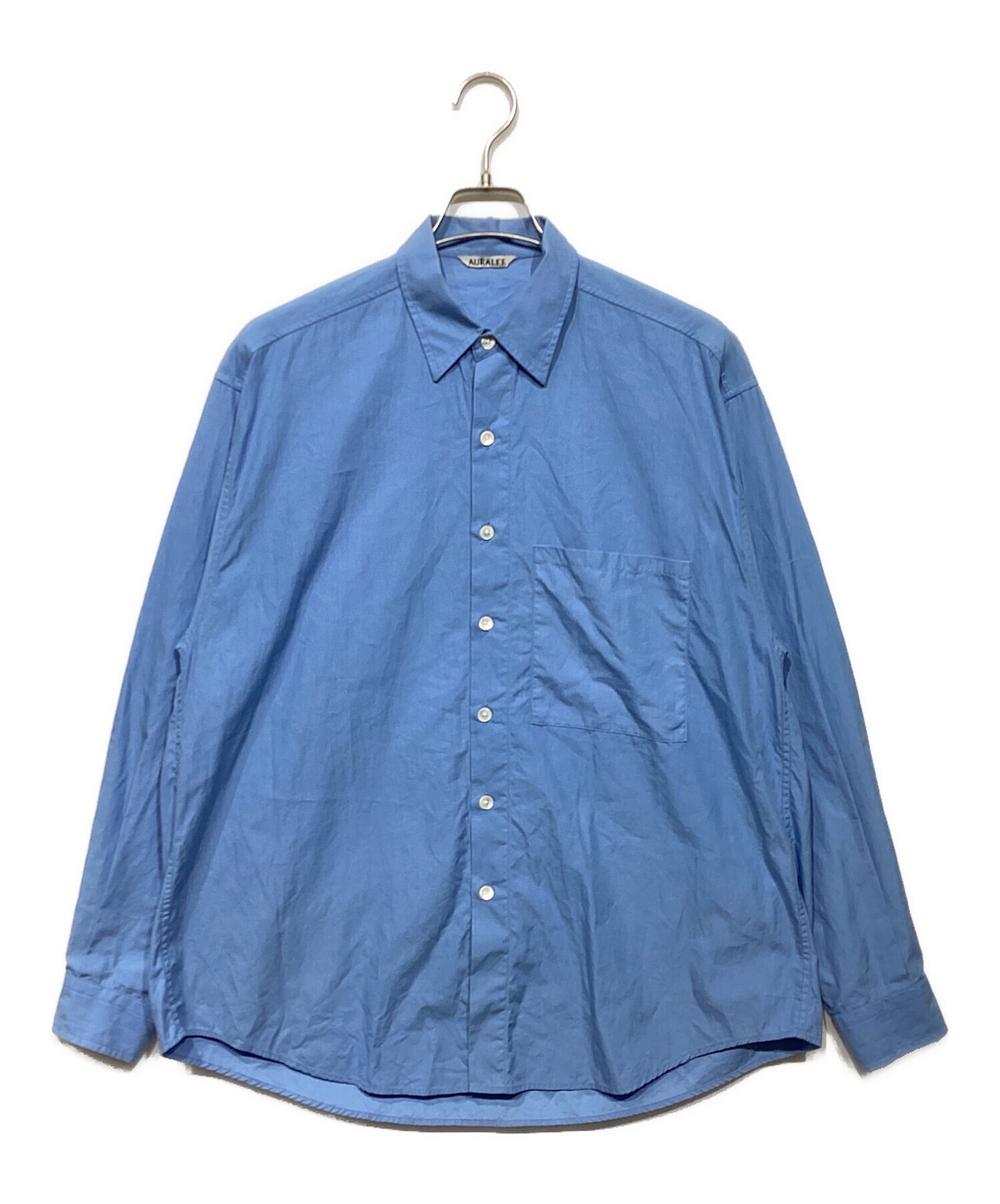 中古・古着通販】AURALEE (オーラリー) WASHED FINX TWILL BIG SHIRT
