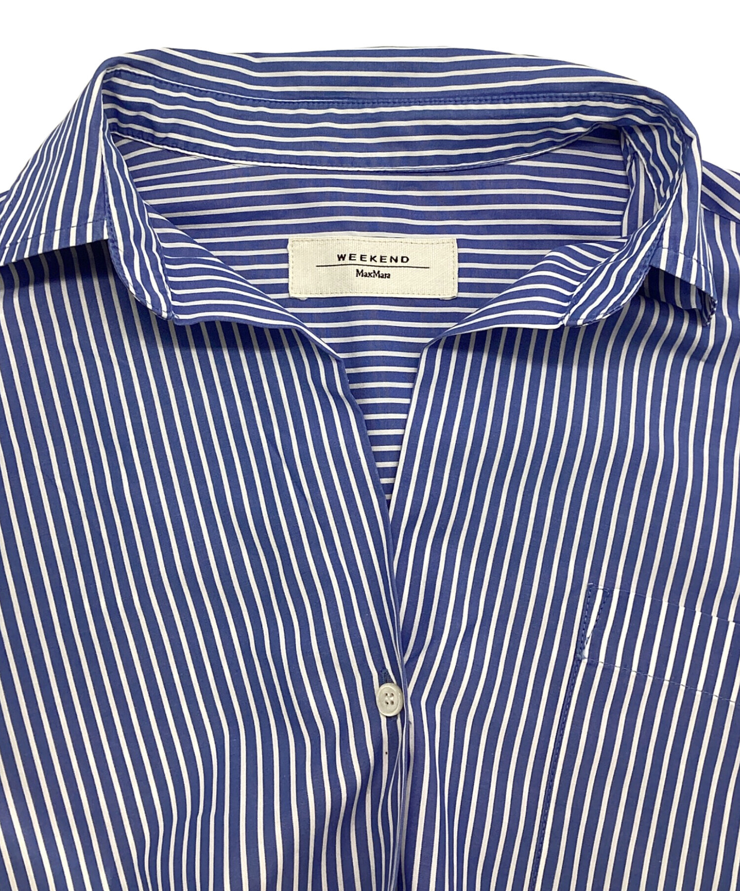 希少✨大きいサイズ　ウイークエンドマックスマーラ ストライプ　シャツドレス　近年 希少✨大きいサイズ ウイークエンドマックスマーラ ストライプ シャツ