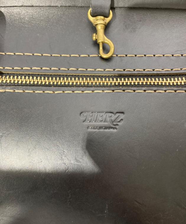 PROJEKT HERZ EP バター 中古・古着通販】Herz (ヘルツ) レザートートバッグ ブラック